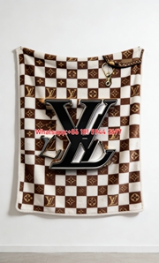 LV Checkerboard Monogram Blanket LV Damier & Monogram Throw 066